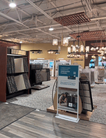 lighting display showroom
